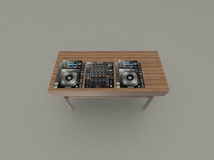 Стол для двух проигрывателей 12inch DJ-Workstation 6