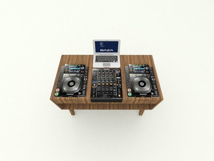 Стол для двух проигрывателей 12inch DJ-Workstation 3