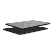 Сэндвич-панель, пластик, черная 9 мм, панель Con Pearl, материал Astroboard, PP, 0594BG